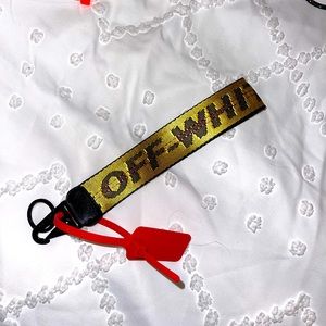 Authentic OFF-WHITE Industrial Keychain Landyard
